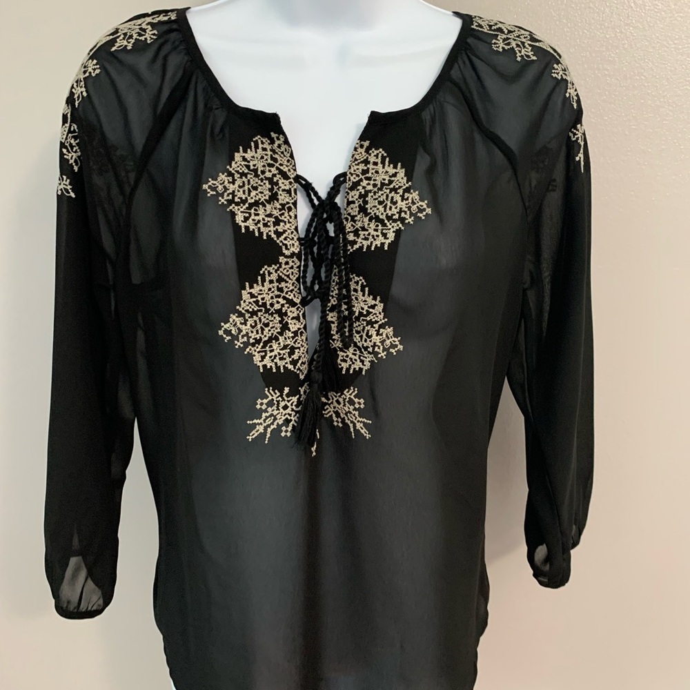 American Eagle Outfitters Embroidered Top - Picture 16 of 16